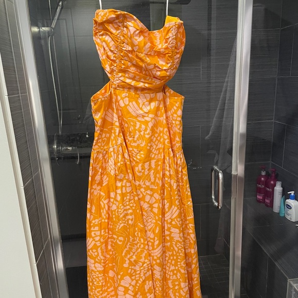 Mon Renn Monarch Strapless cut out maxi dress - Picture 1 of 6
